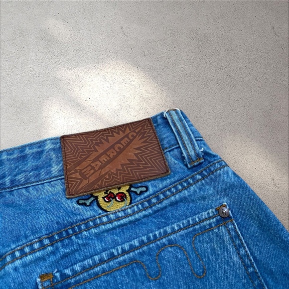 Rare Billionaire Boys Club Ice Cream Soft Serve Denim Shorts - Picture 6 of 9